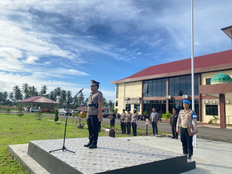 Polres Boltim Gelar Upacara Dalam Rangka Memperingati Hari Juang Polri